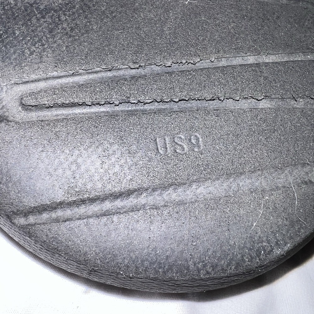 Puma Sandals Mens 9 Cool Cat Casual Slip On Flats Slides Black Red Faux  Leather - Picture 8 of 9